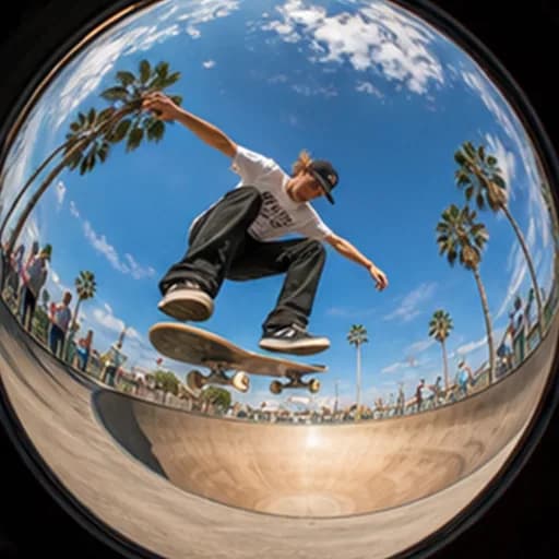 fish-eye example image.