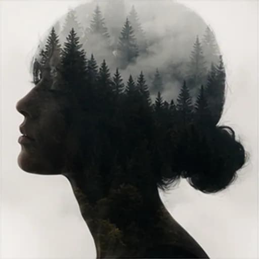 multiple exposure example image.